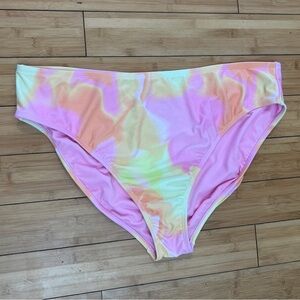 Wild Fable Colorful Tie-Dye Bikini Bottoms Size 3X